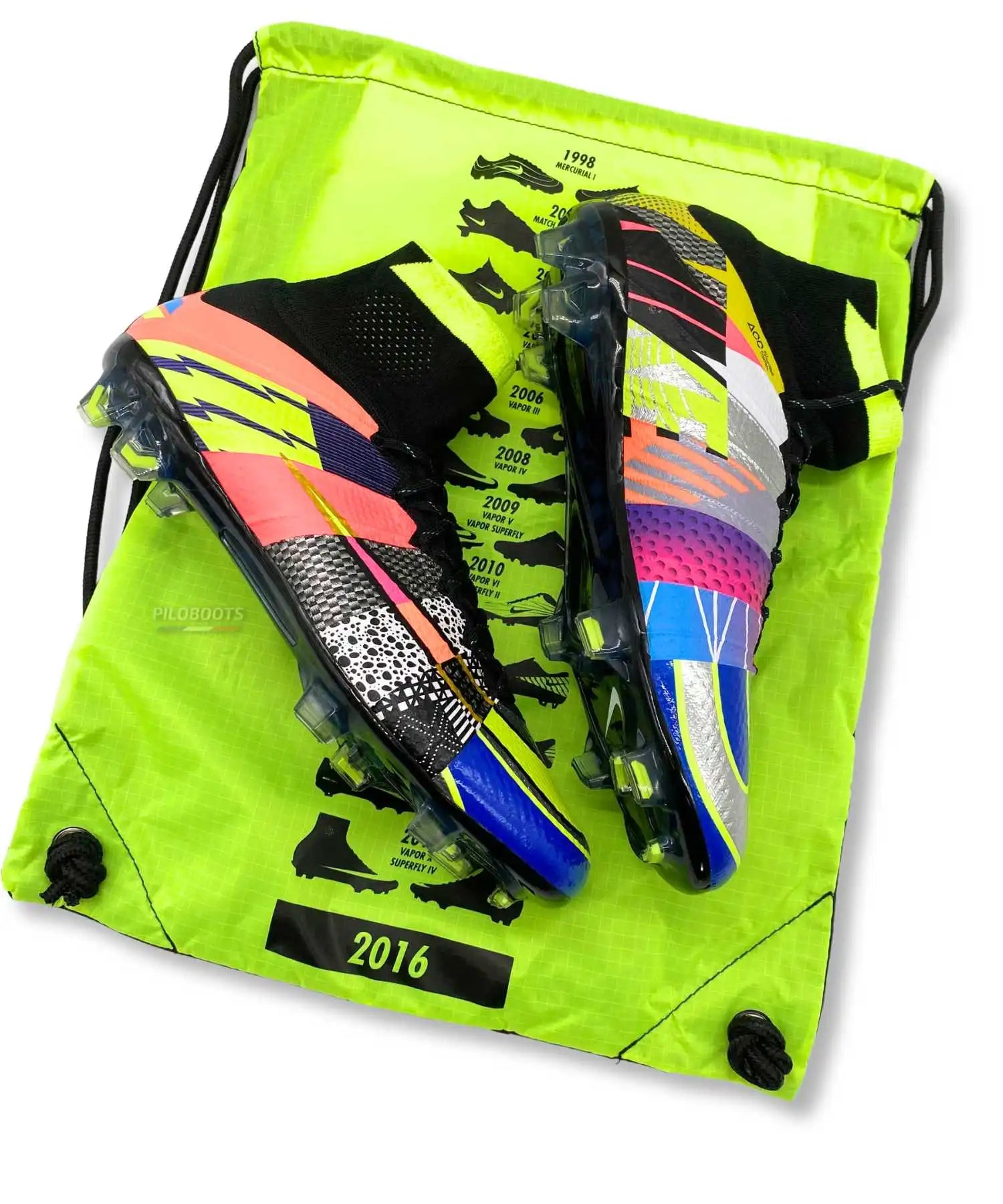 Crampons de foot iconiques Nike Mercurial Superfly 4 What the Mercurial sortie en 2016