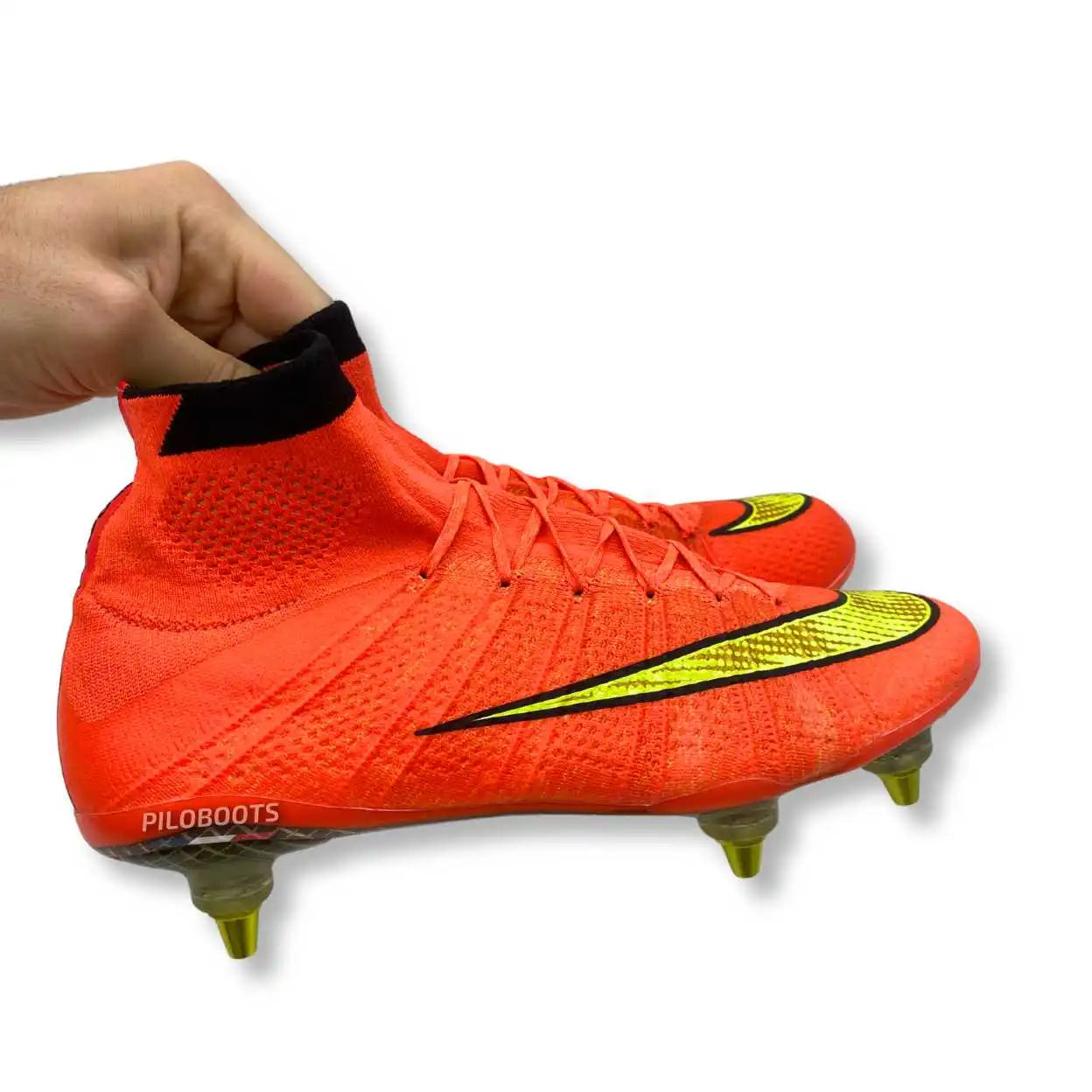 Chaussures de foot Nike Mercurial Superfly 4 World Cup 2014 SG – crampons vintage rares & iconiques portés durant la Coupe du Monde