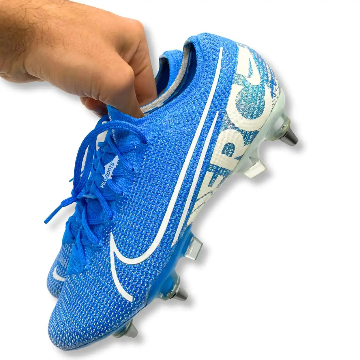 crampons football boots nike mercurial vapor 13 sg blue hero piloboots