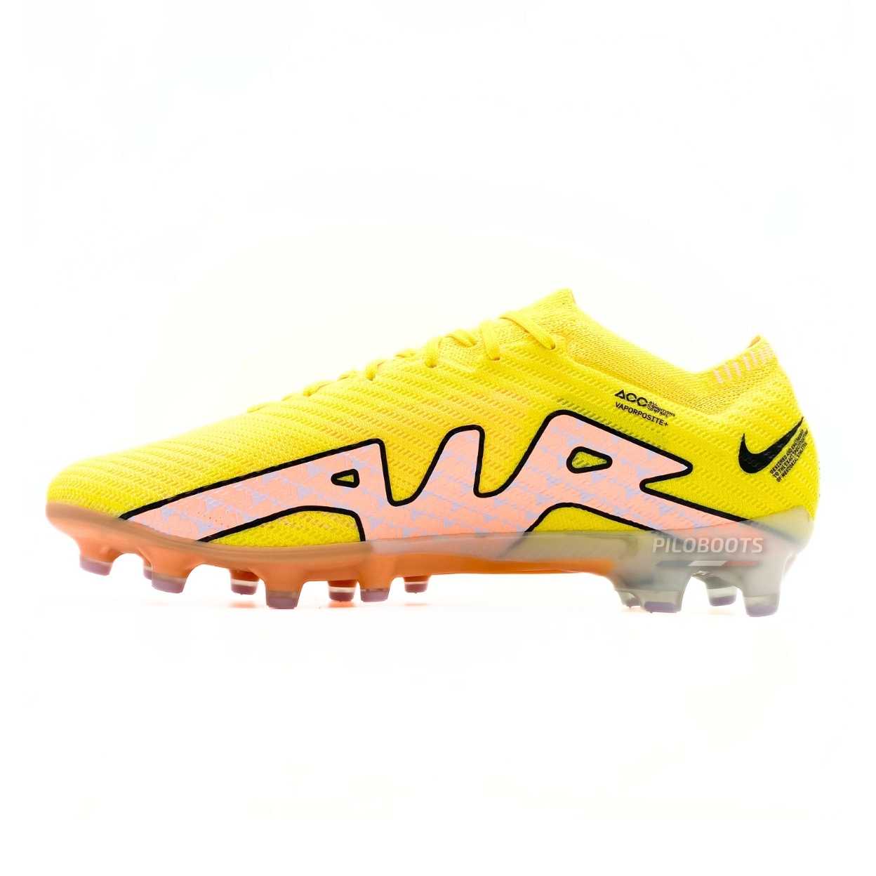 Chaussure de football jaune Nike Mercurial Vapor 15 Elite 