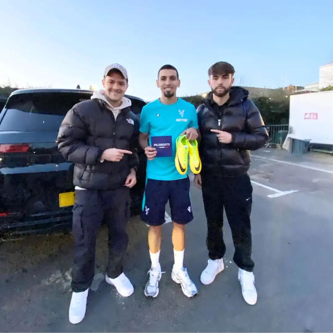 photo avec daniel munoz joueur de crystal palace piloboots