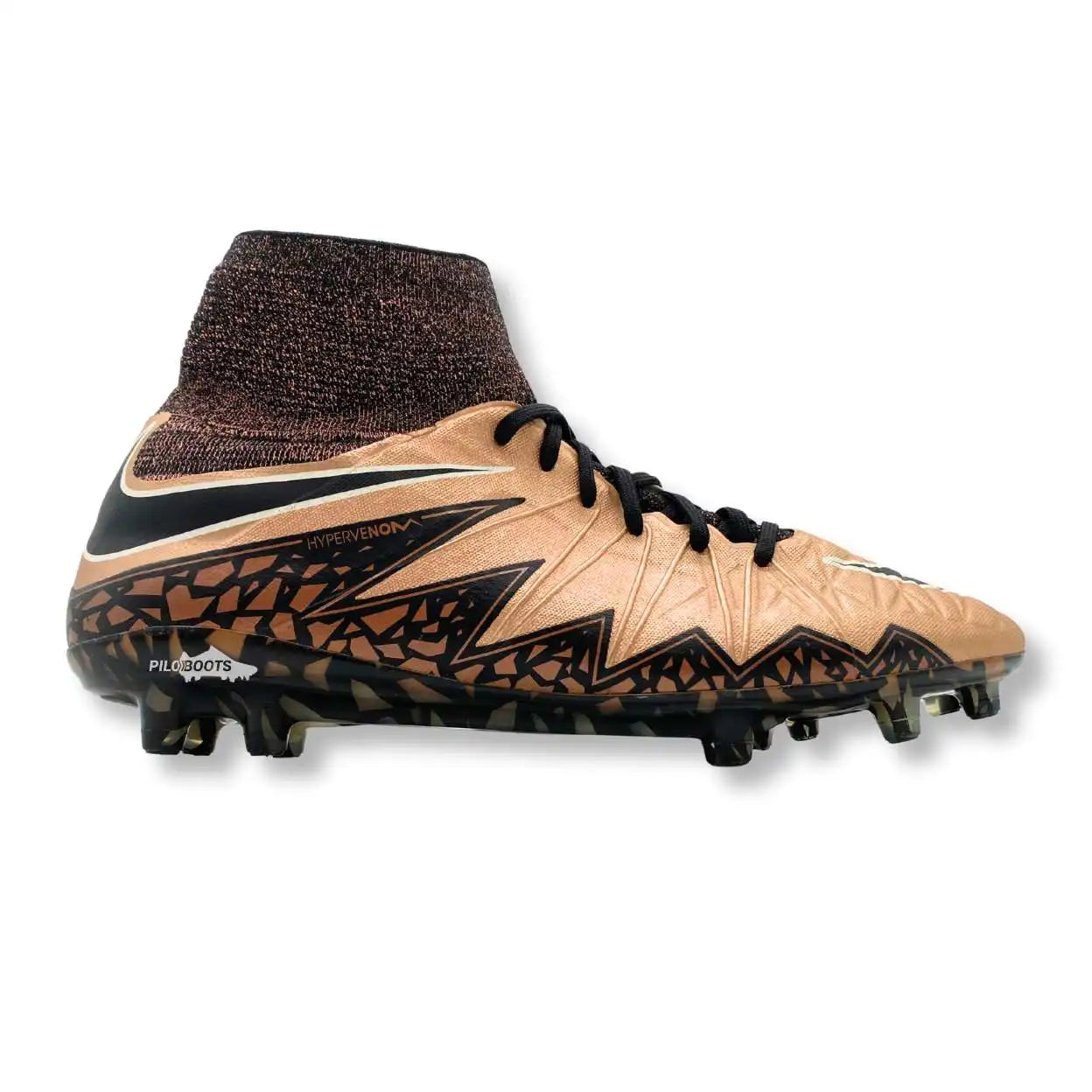 crampons football boots nike hypervenom phantom 2 FG bronze piloboots