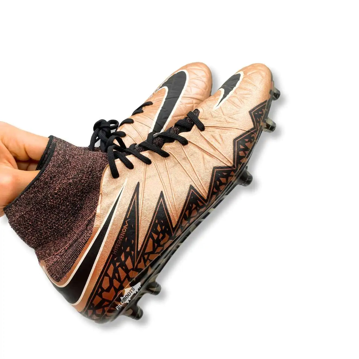 crampons football boots nike hypervenom phantom 2 FG bronze piloboots