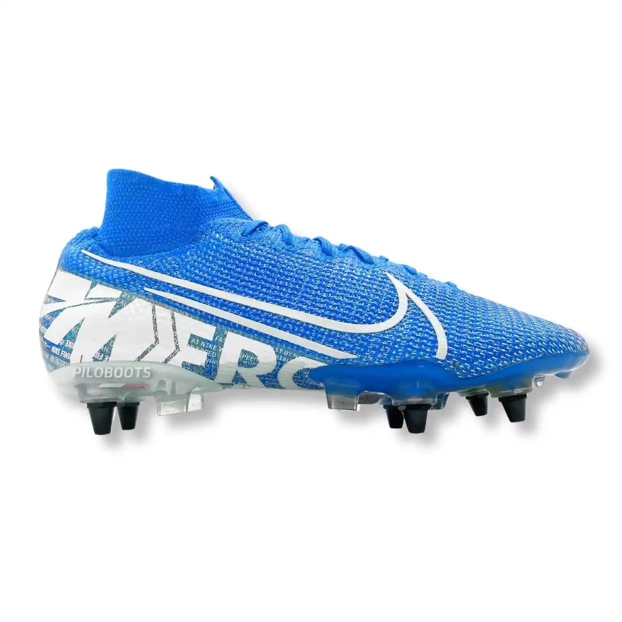 Chaussures de football Nike Mercurial Superfly 7 Blue Hero, crampons iconiques conçus pour la vitesse, coloris bleu électrique, modèle rare et performant