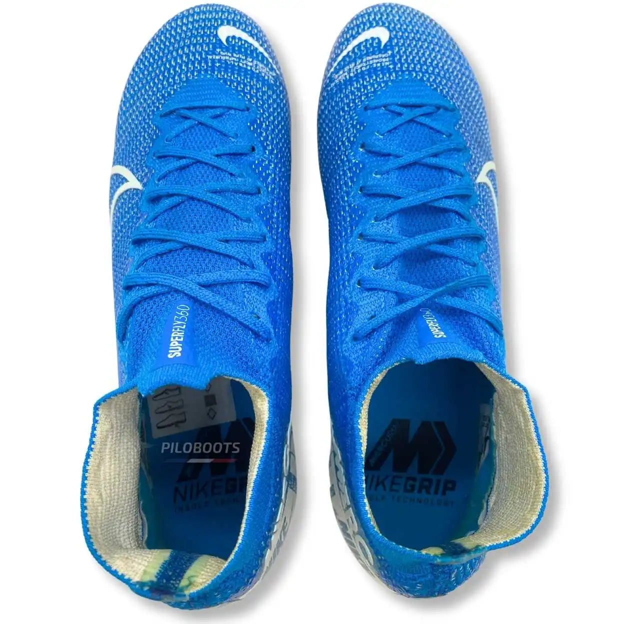 Chaussures de football Nike Mercurial Superfly 7 Blue Hero, crampons iconiques conçus pour la vitesse, coloris bleu électrique, modèle rare et performant