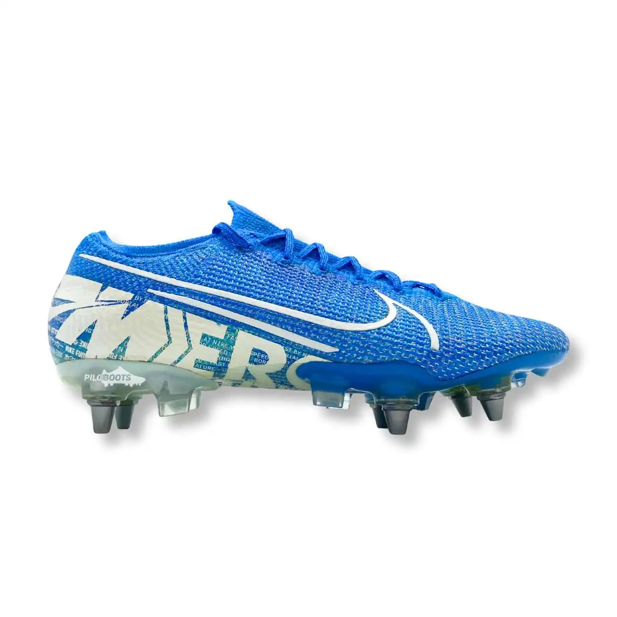 crampons football boots nike mercurial vapor 13 sg blue hero piloboots 